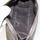 Coach Signature Pouch PVC Leather 5Set Beige White Auth gh227-11