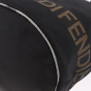 FENDI Hand Bag Canvas Black Auth gh2270-13
