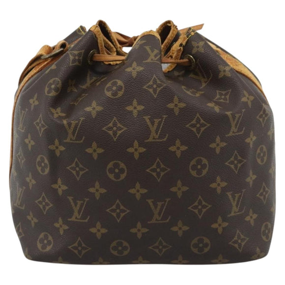 LOUIS VUITTON Monogram Petit Noe Shoulder Bag M42226 LV Auth gh2271