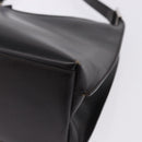 GUCCI Shoulder Bag Leather Black Silver 001 3015 Auth gh2272-11