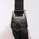 GUCCI Shoulder Bag Leather Black Silver 001 3015 Auth gh2272-14