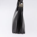 GUCCI Shoulder Bag Leather Black Silver 001 3015 Auth gh2272-5