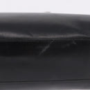 GUCCI Hand Bag Leather Black Gold Tone 000 106 1325 Auth gh2273-10