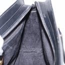 GUCCI Hand Bag Leather Black Gold Tone 000 106 1325 Auth gh2273-19