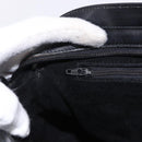 GUCCI Hand Bag Leather Black Gold Tone 000 106 1325 Auth gh2273-21