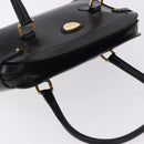 GUCCI Hand Bag Leather Black Gold Tone 000 106 1325 Auth gh2273-6