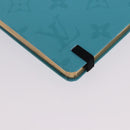 LOUIS VUITTON × TM Monogram Notebook MM Jane Light Blue LV Auth gh2275M-15