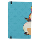 LOUIS VUITTON × TM Monogram Notebook MM Jane Light Blue LV Auth gh2275M-2