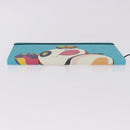 LOUIS VUITTON × TM Monogram Notebook MM Jane Light Blue LV Auth gh2275M-4