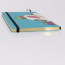 LOUIS VUITTON × TM Monogram Notebook MM Jane Light Blue LV Auth gh2275M-5