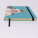LOUIS VUITTON × TM Monogram Notebook MM Jane Light Blue LV Auth gh2275M-6