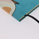 LOUIS VUITTON × TM Monogram Notebook MM Jane Light Blue LV Auth gh2275M-7