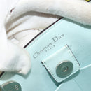 Christian Dior Diorissimo Hand Bag Leather 2way Yellow Silver Auth gh2276A-17