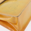 LOUIS VUITTON Monogram Vernis Spring street Hand Bag Gris M91029 LV Auth gh2277-9