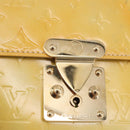 LOUIS VUITTON Monogram Vernis Spring street Hand Bag Gris M91029 LV Auth gh2277-18