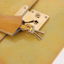 LOUIS VUITTON Monogram Vernis Spring street Hand Bag Gris M91029 LV Auth gh2277-10