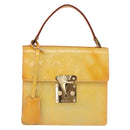 LOUIS VUITTON Monogram Vernis Spring street Hand Bag Gris M91029 LV Auth gh2277-13