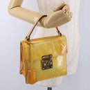 LOUIS VUITTON Monogram Vernis Spring street Hand Bag Gris M91029 LV Auth gh2277-23