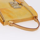 LOUIS VUITTON Monogram Vernis Spring street Hand Bag Gris M91029 LV Auth gh2277-7