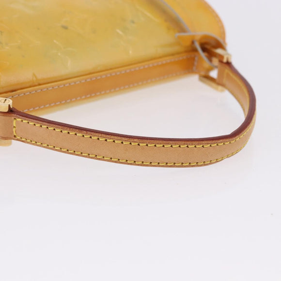 LOUIS VUITTON Monogram Vernis Spring street Hand Bag Gris M91029 LV Auth gh2277