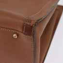 GUCCI Bamboo Hand Bag Leather Brown Gold Tone 002 2853 0260 0 Auth gh2279-16