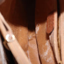 GUCCI Bamboo Hand Bag Leather Brown Gold Tone 002 2853 0260 0 Auth gh2279-21
