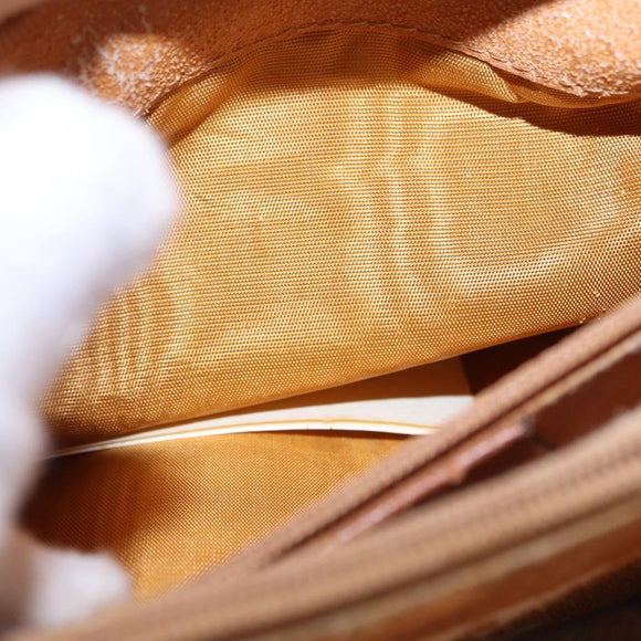 GUCCI Bamboo Hand Bag Leather Brown Gold Tone 002 2853 0260 0 Auth gh2279
