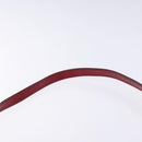 CELINE Macadam Canvas Shoulder Bag Beige Gold Auth gh228-8