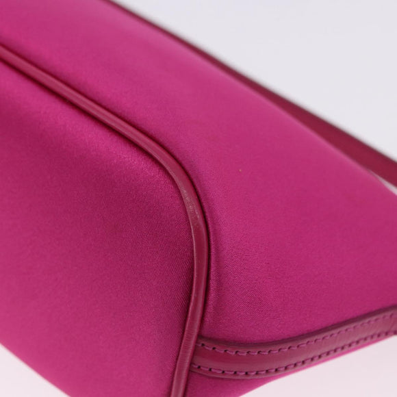 GUCCI Accessory Pouch Canvas Pink Silver 039 1103 Auth gh2280A