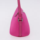 GUCCI Accessory Pouch Canvas Pink Silver 039 1103 Auth gh2280A-5