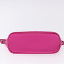 GUCCI Accessory Pouch Canvas Pink Silver 039 1103 Auth gh2280A-9