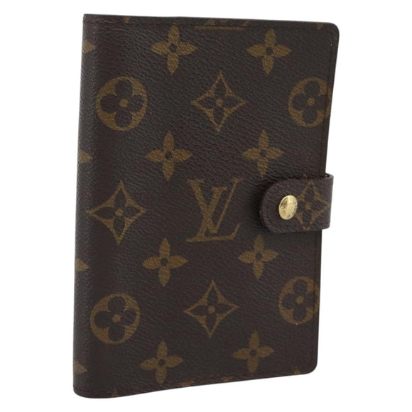 LOUIS VUITTON Monogram Agenda PM Day Planner Cover R20005 LV Auth gh2281