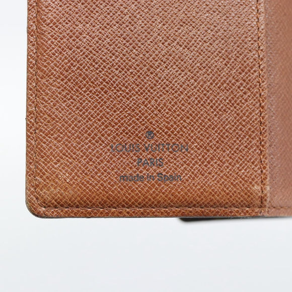 LOUIS VUITTON Monogram Agenda PM Day Planner Cover R20005 LV Auth gh2281