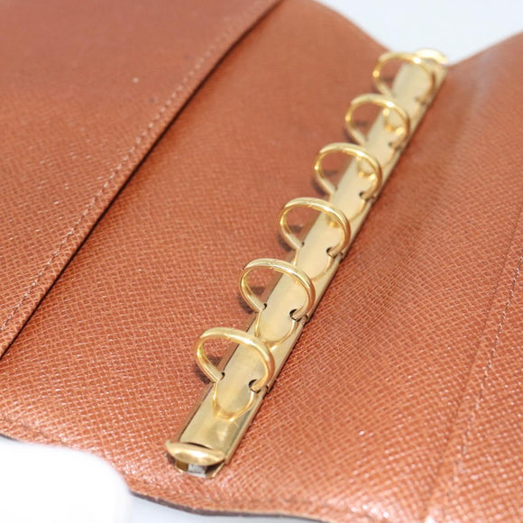 LOUIS VUITTON Monogram Agenda PM Day Planner Cover R20005 LV Auth gh2281