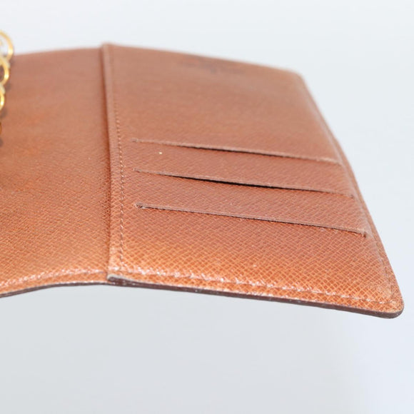 LOUIS VUITTON Monogram Agenda PM Day Planner Cover R20005 LV Auth gh2281