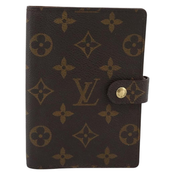 LOUIS VUITTON Monogram Agenda PM Day Planner Cover R20005 LV Auth gh2281