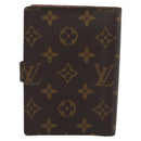 LOUIS VUITTON Monogram Agenda PM Day Planner Cover R20005 LV Auth gh2281-2
