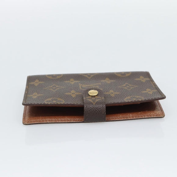 LOUIS VUITTON Monogram Agenda PM Day Planner Cover R20005 LV Auth gh2281