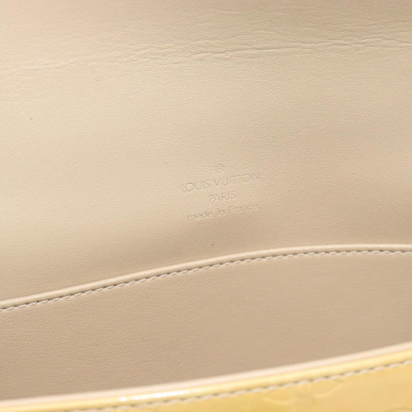 LOUIS VUITTON Monogram Vernis Thompson Street Bag Beige M91301 LV Auth gh2282A