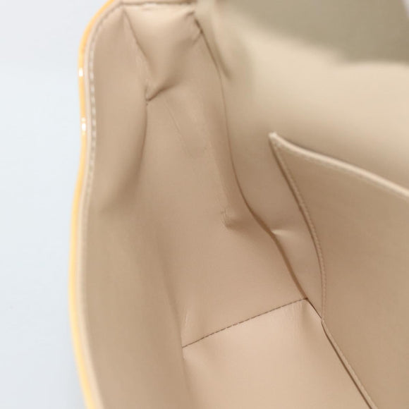 LOUIS VUITTON Monogram Vernis Thompson Street Bag Beige M91301 LV Auth gh2282A