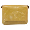 LOUIS VUITTON Monogram Vernis Thompson Street Bag Beige M91301 LV Auth gh2282A-13