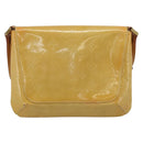 LOUIS VUITTON Monogram Vernis Thompson Street Bag Beige M91301 LV Auth gh2282A-2