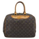LOUIS VUITTON Monogram Deauville Hand Bag M47270 LV Auth gh2286-2