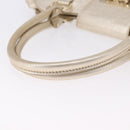 Salvatore Ferragamo Gancini Tote Bag Leather Gold Auth gh2287A-7