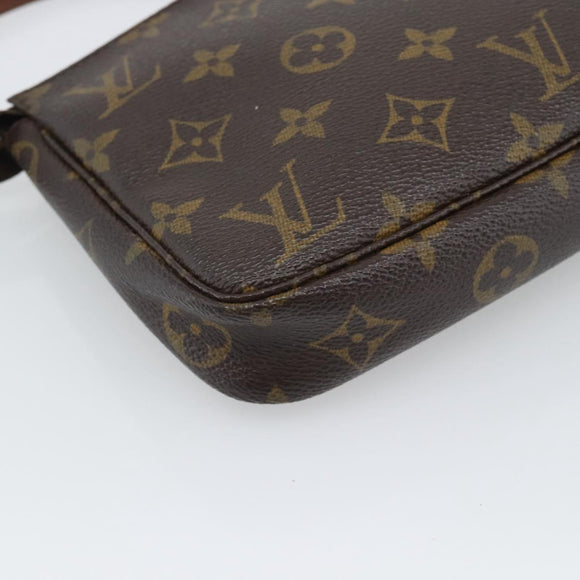 LOUIS VUITTON Monogram Pochette Accessoires Pouch M51980 LV Auth gh2289