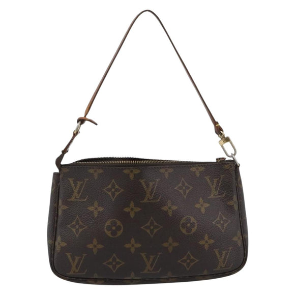 LOUIS VUITTON Monogram Pochette Accessoires Pouch M51980 LV Auth gh2289