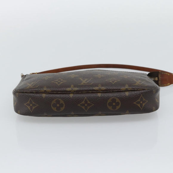 LOUIS VUITTON Monogram Pochette Accessoires Pouch M51980 LV Auth gh2289