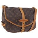 LOUIS VUITTON Monogram Saumur 30 Shoulder Bag M42256 LV Auth gh2291A-1