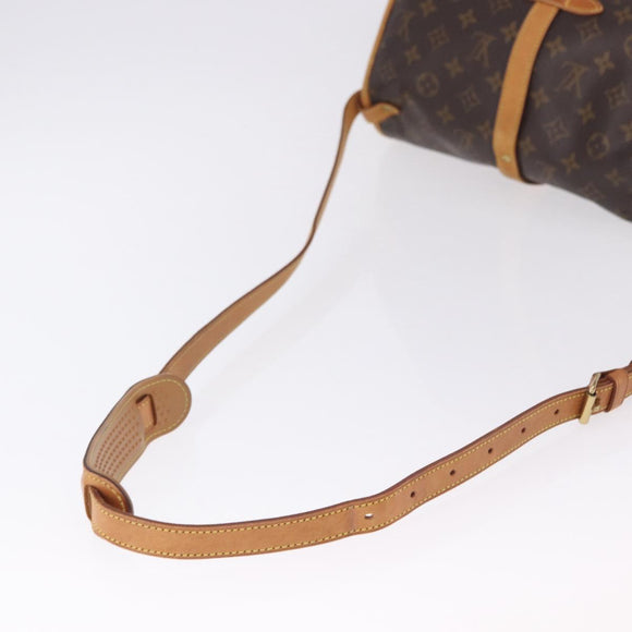 LOUIS VUITTON Monogram Saumur 30 Shoulder Bag M42256 LV Auth gh2291A