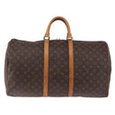 LOUIS VUITTON Monogram Keepall 55 Boston Bag M41424 LV Auth gh2293-13